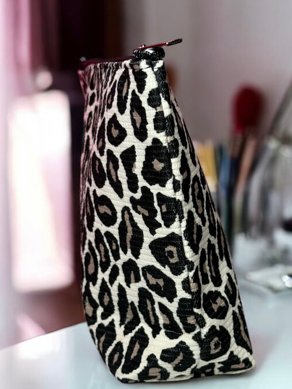 Safari Chic Travel Cosmetic Pouch