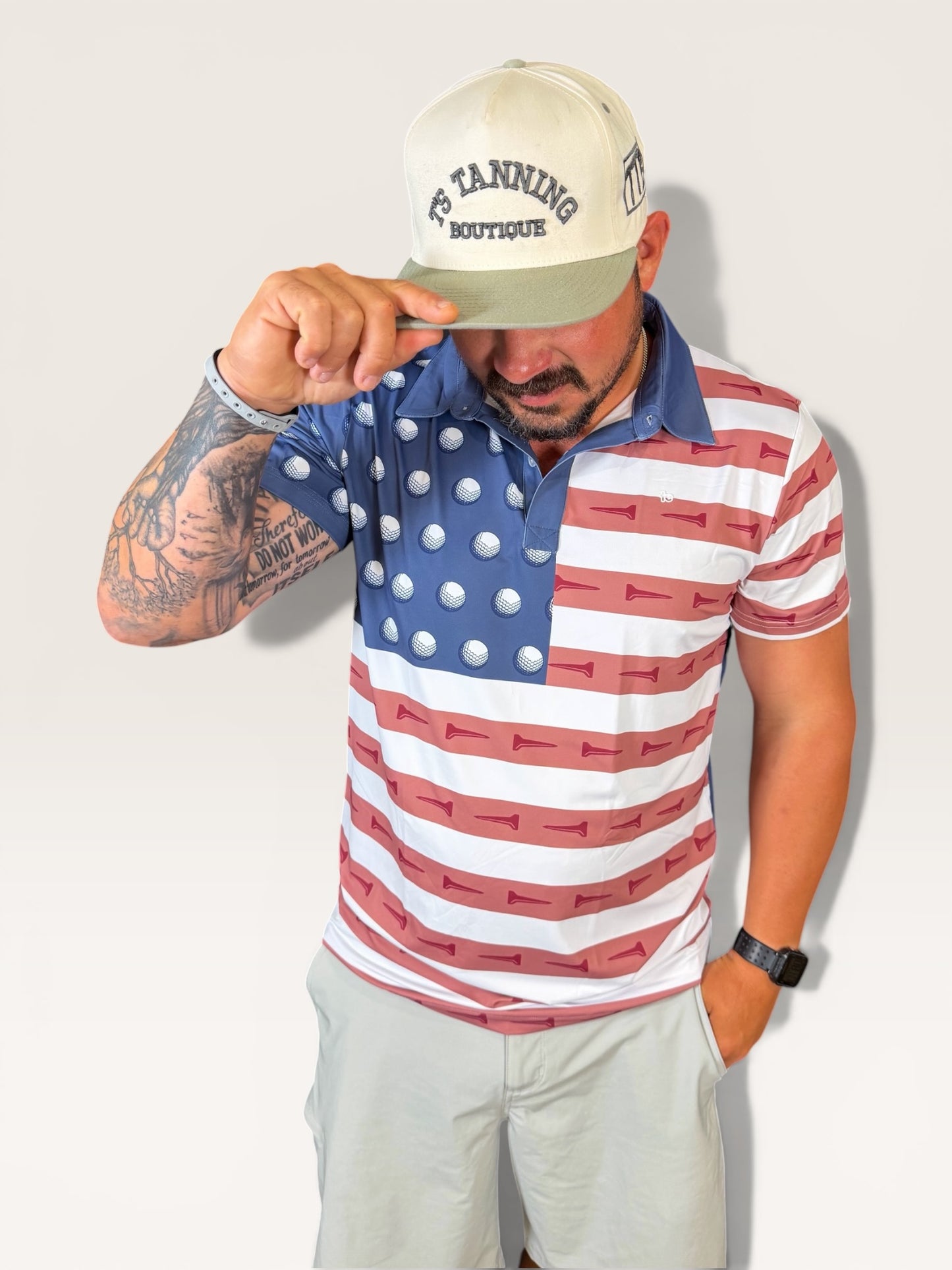 Golf In America Polo Shirt