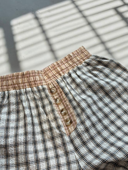 Cozy Checkmate Balloon Pants