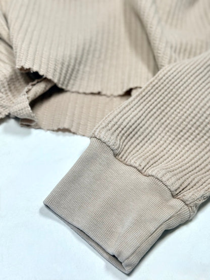 Faded Horizons Mineral Washed Waffle Knit Top