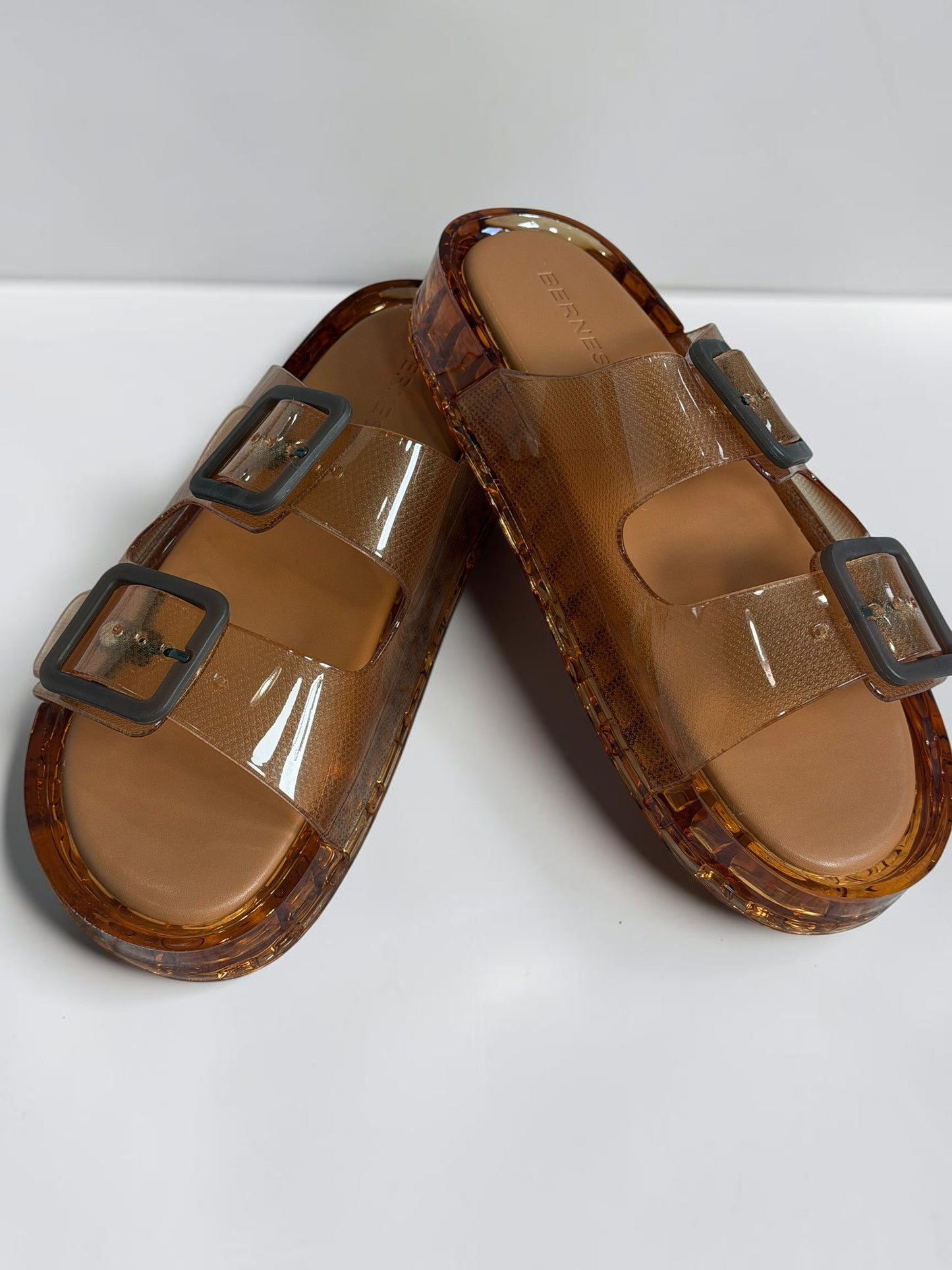 Denise Double Buckle Jelly Sandals