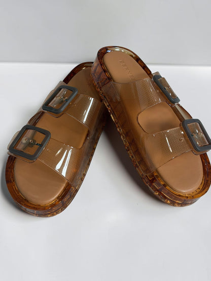 Denise Double Buckle Jelly Sandals