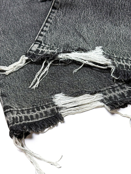 Drunken Nights Distressed Wide Leg Jeans