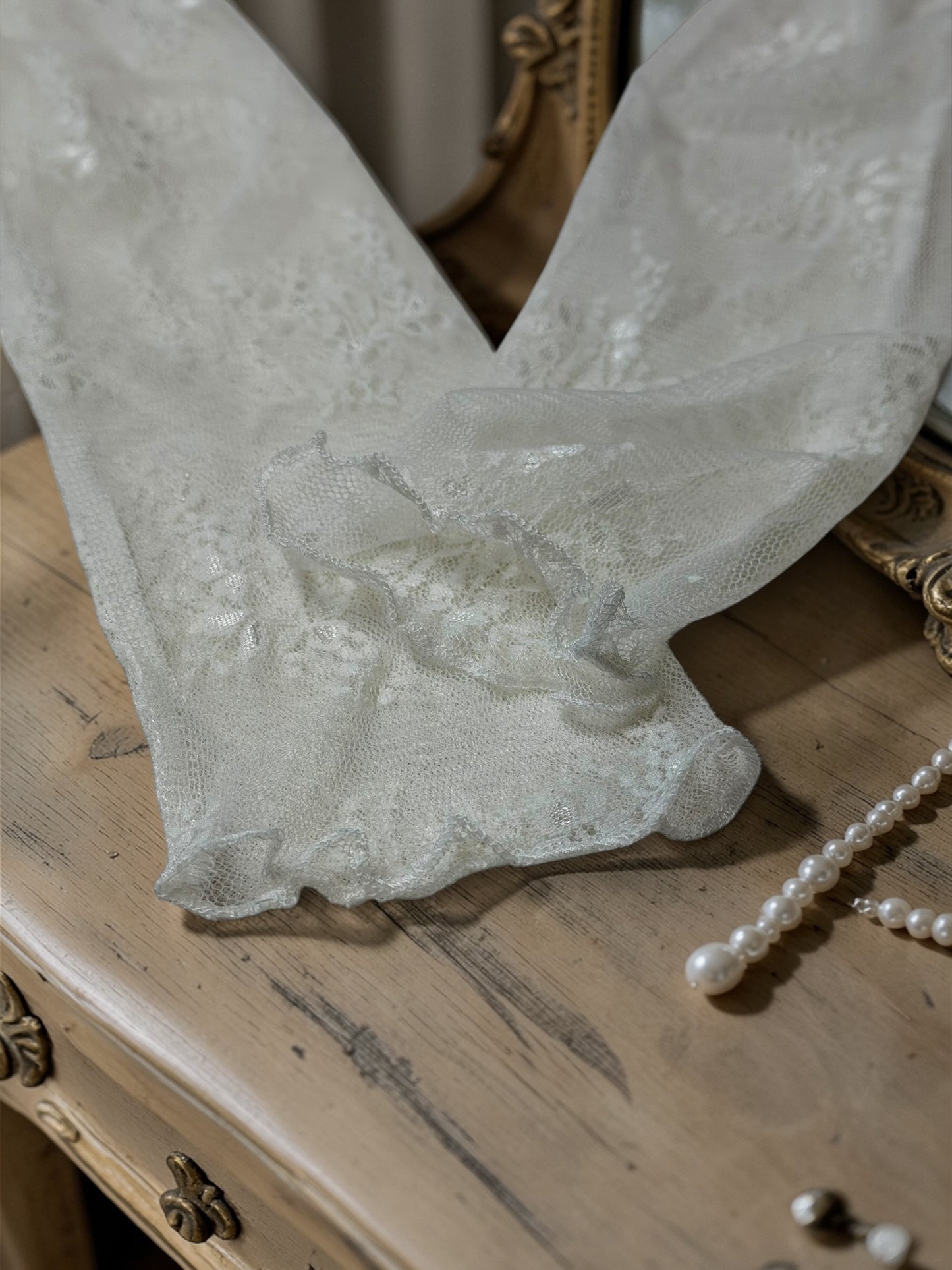 Lace Whisper Long‑Sleeve Top