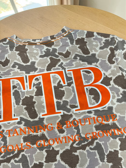 TTB Orange On Camo Graphic Tshirt