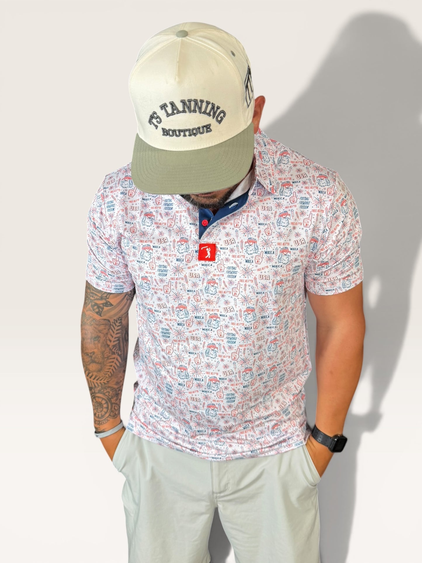 'Merica Free A'F Polo Shirt