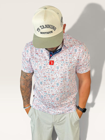 'Merica Free A'F Polo Shirt