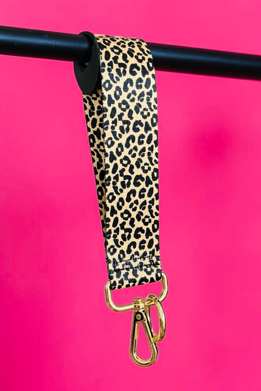 Leopard Wristlet Keychains