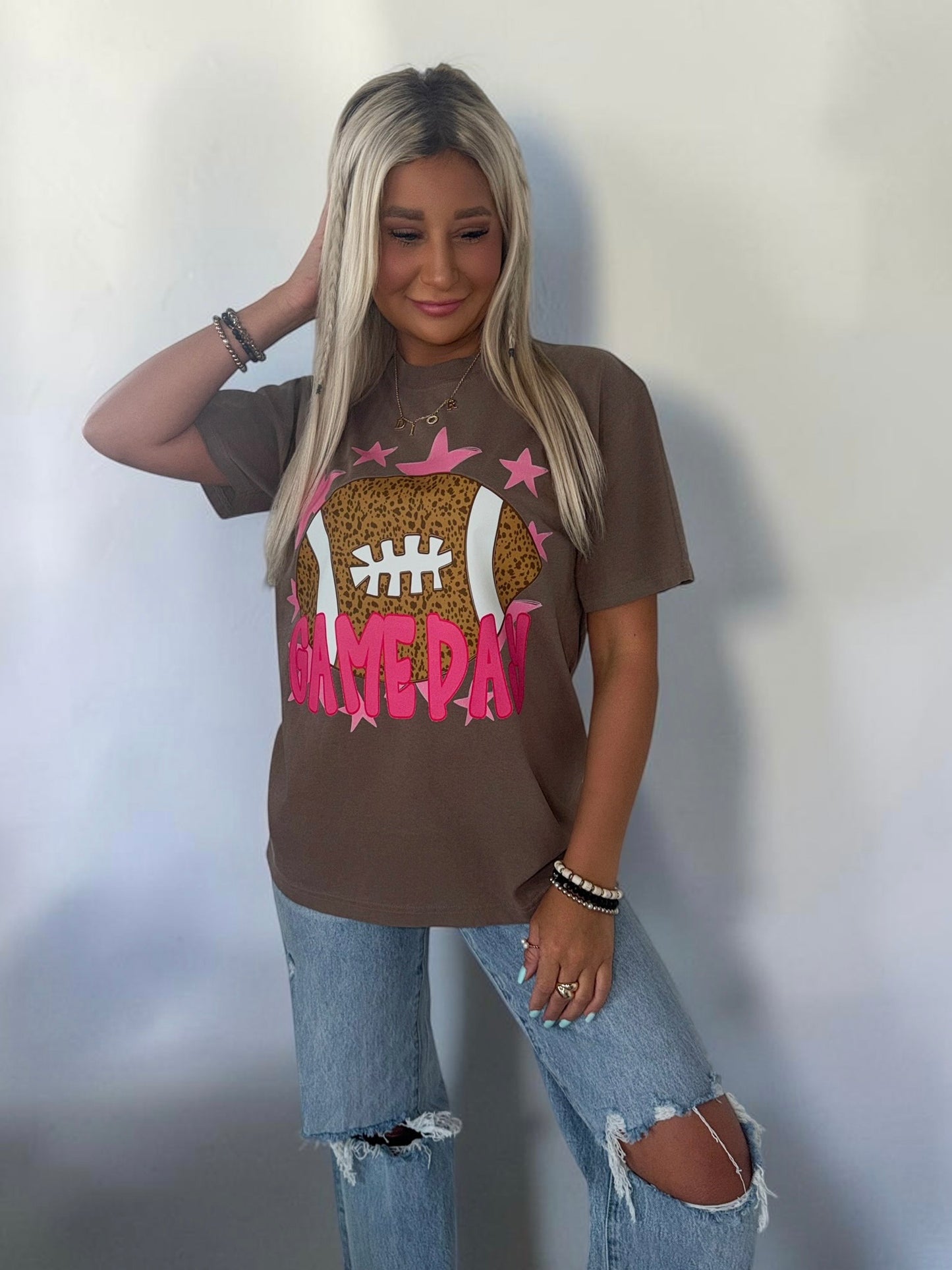 Pink Pride GAME DAY Graphic T-shirt