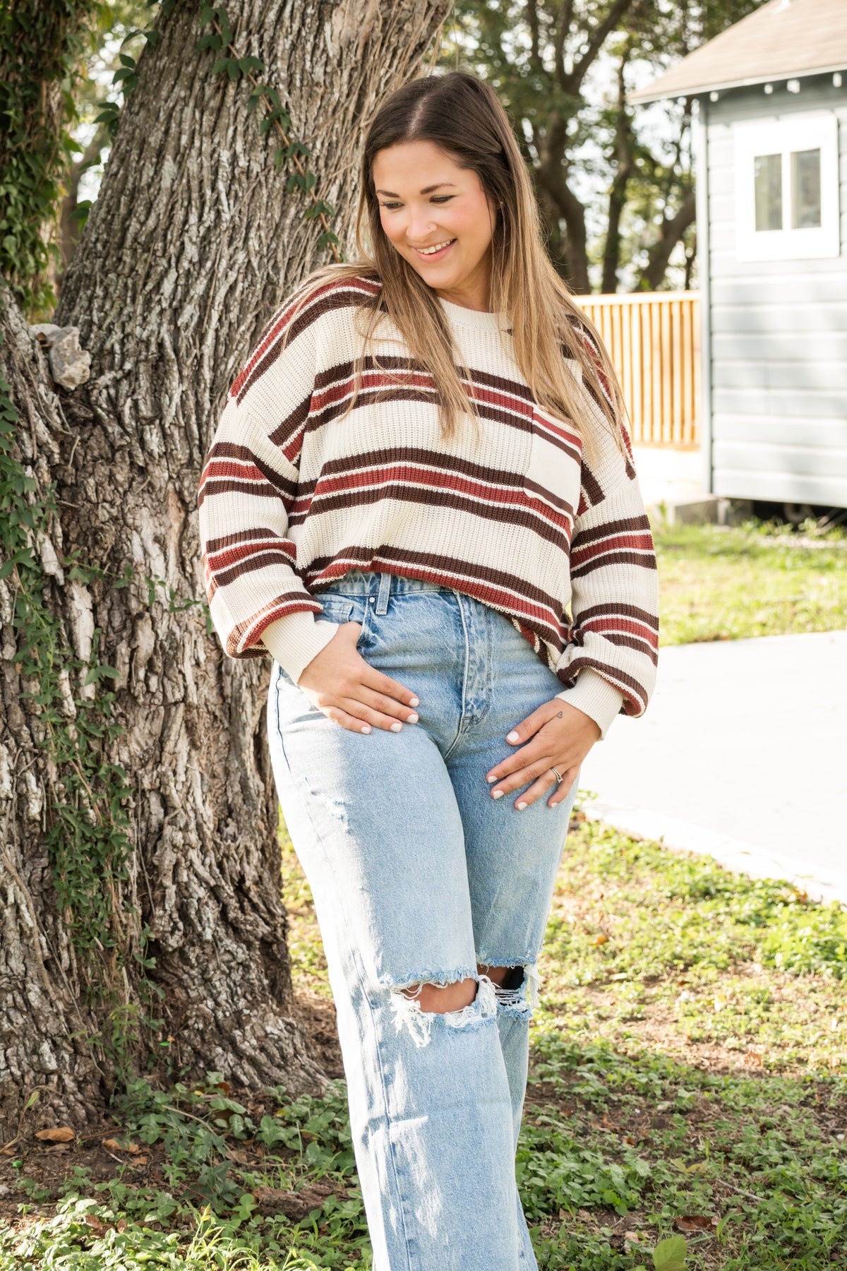 Trendsetter Stripe Sweater Top