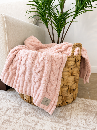 Braided Luxe Throw Blanket
