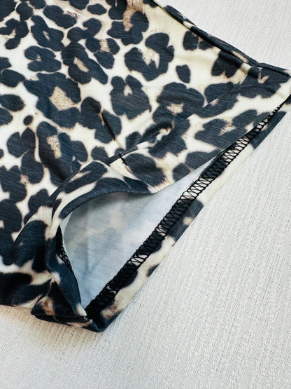 Gone Wild Cheetah Print Two Piece Set