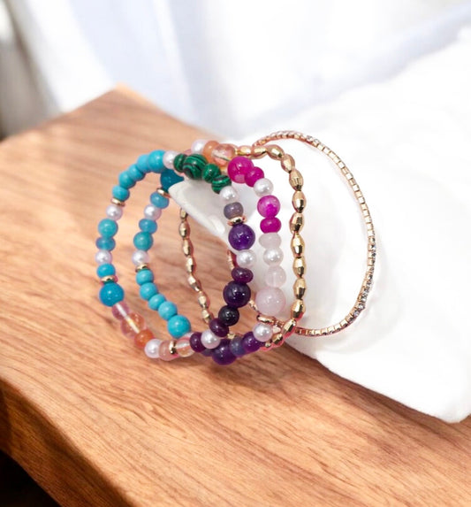 Good Energy Colored Bracelet set