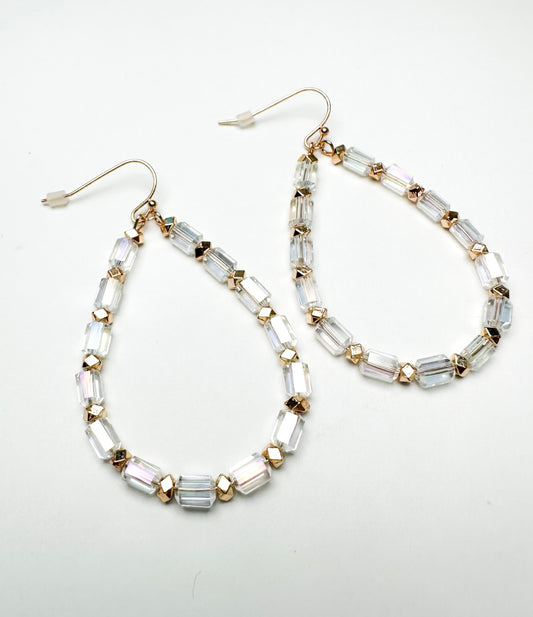 Everyday Clear Crystal Dangle earrings
