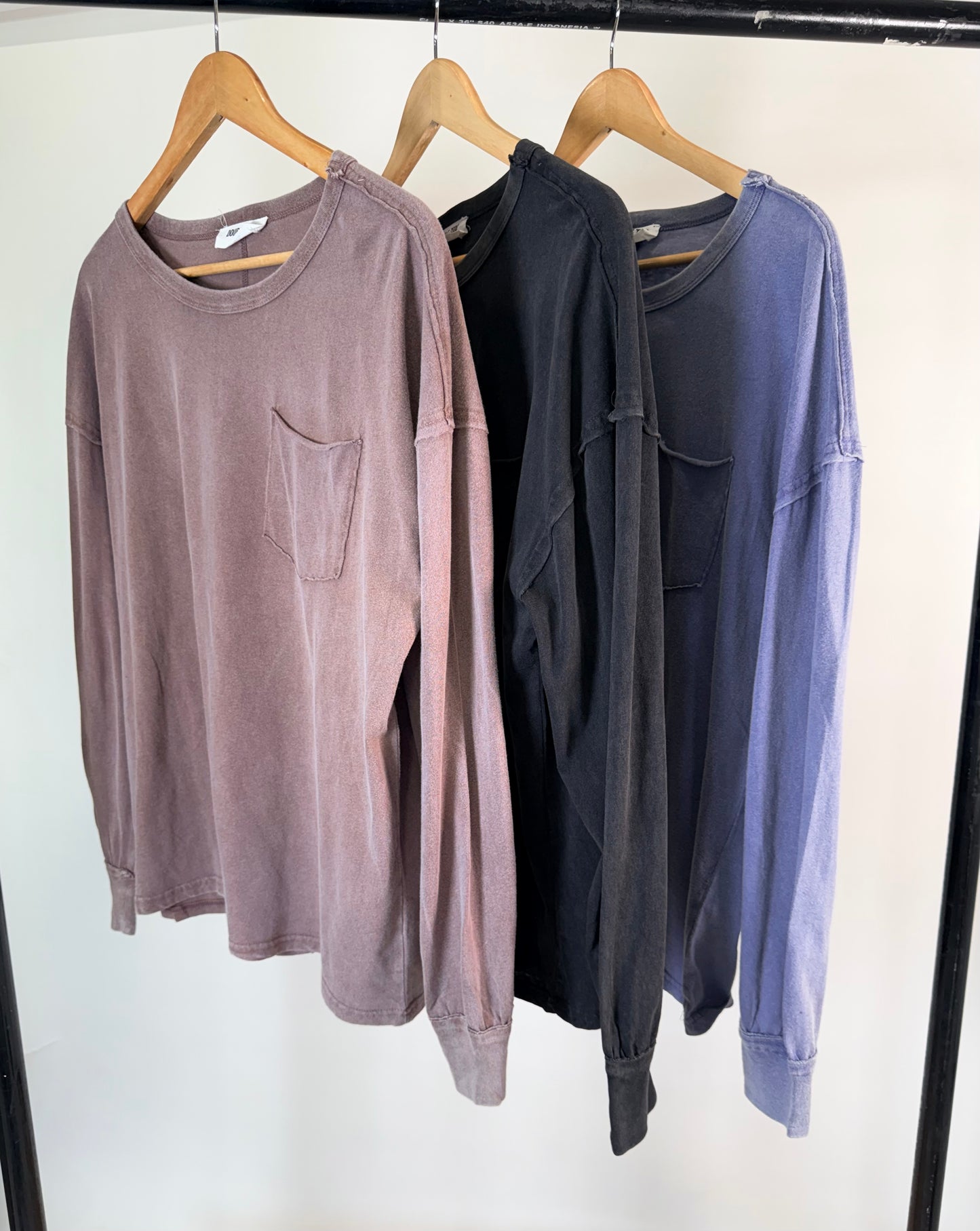 Everyday Essentials Long Sleeve Pocket Tee