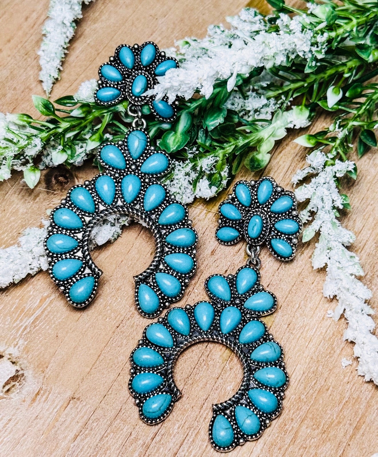 Lassoed In Turquoise Earrings