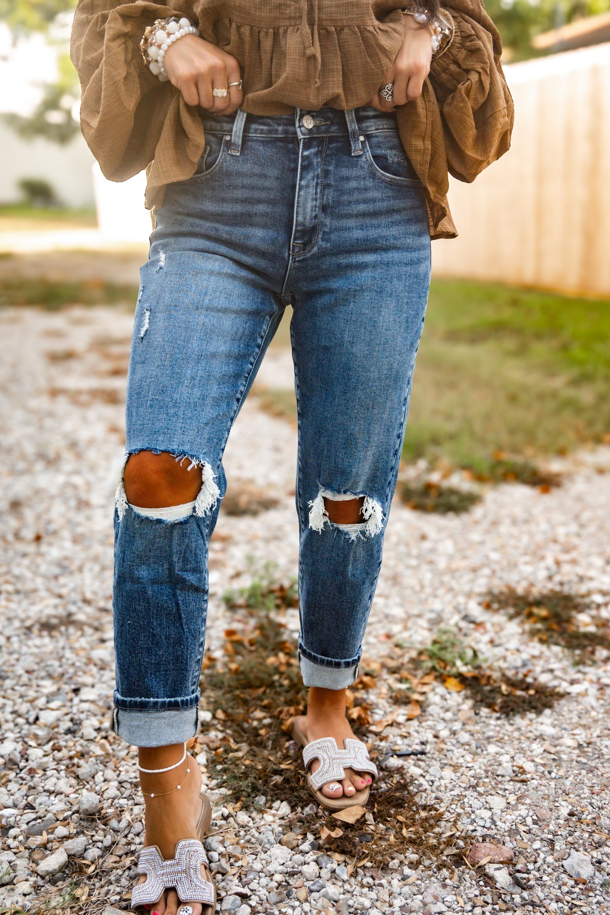 Melanie High Rise Mom Jeans