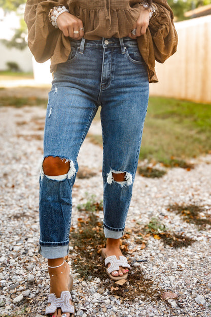 Melanie High Rise Mom Jeans