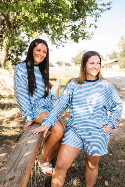 Wave Stripe Oversized Set