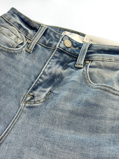 Hazel High‑Rise Palazzo Jeans