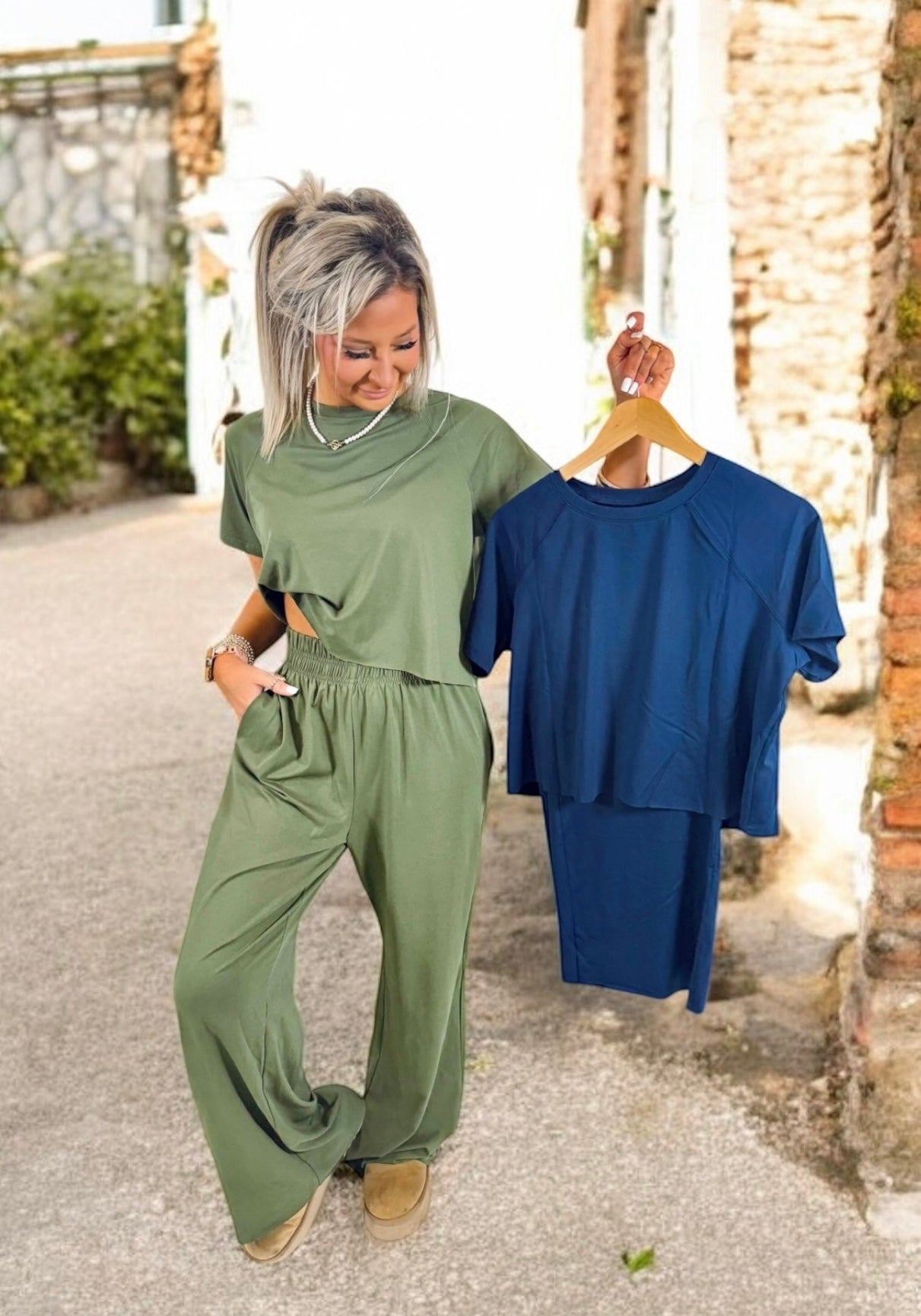 Calling All The Girls Two Piece Pant Set