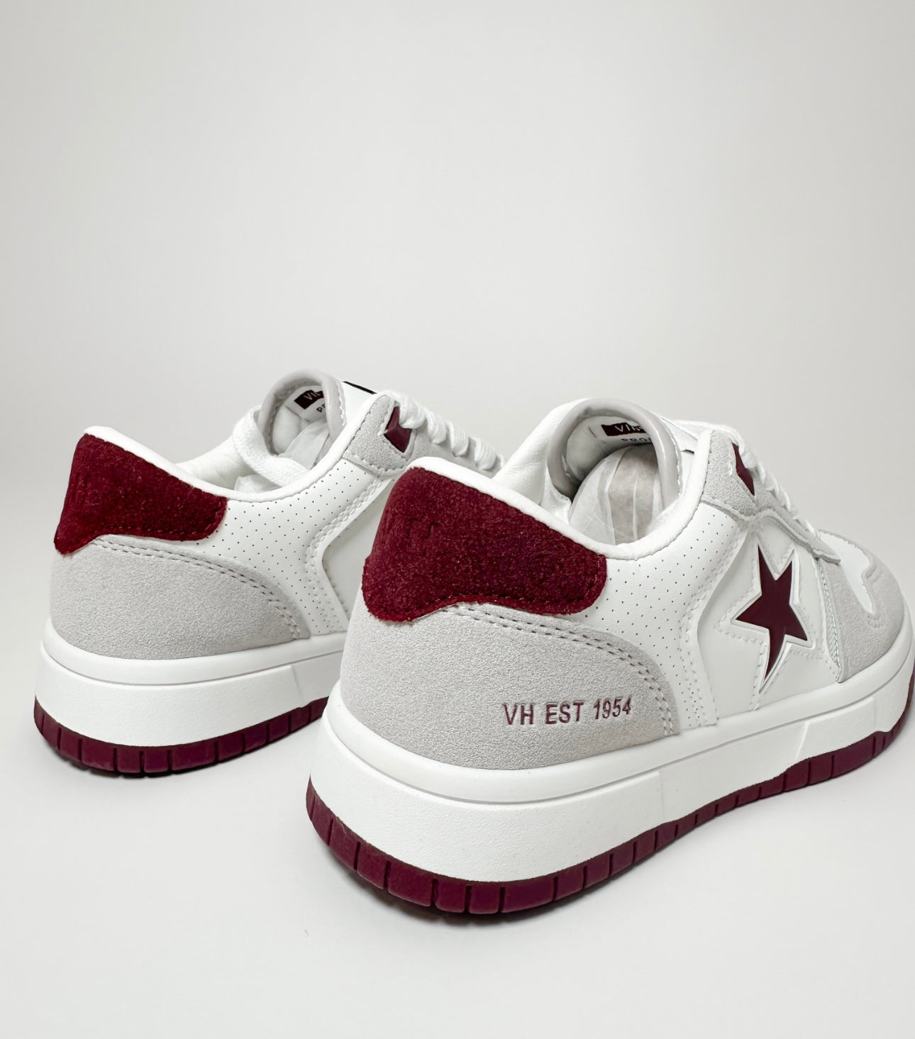 Step Up Maroon Vintage Havana Sneakers Shoes