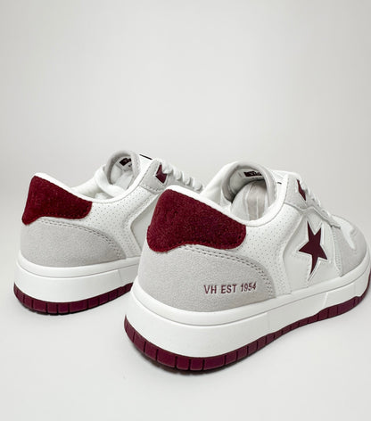 Step Up Maroon Vintage Havana Sneakers Shoes