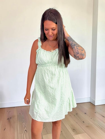 Ruffled Love Mini Dress