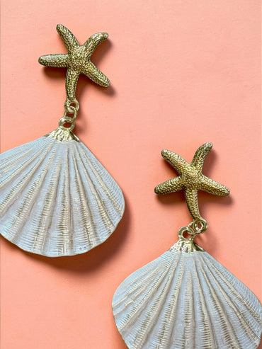 Vacay Ready Shell Dangle Earrings