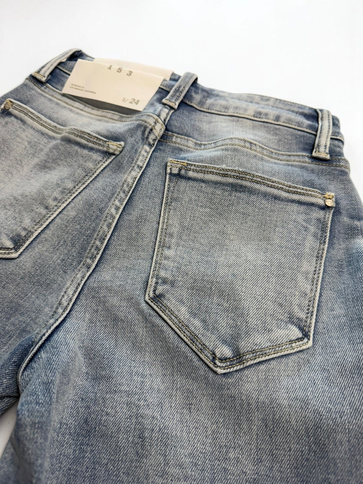 Hazel High‑Rise Palazzo Jeans