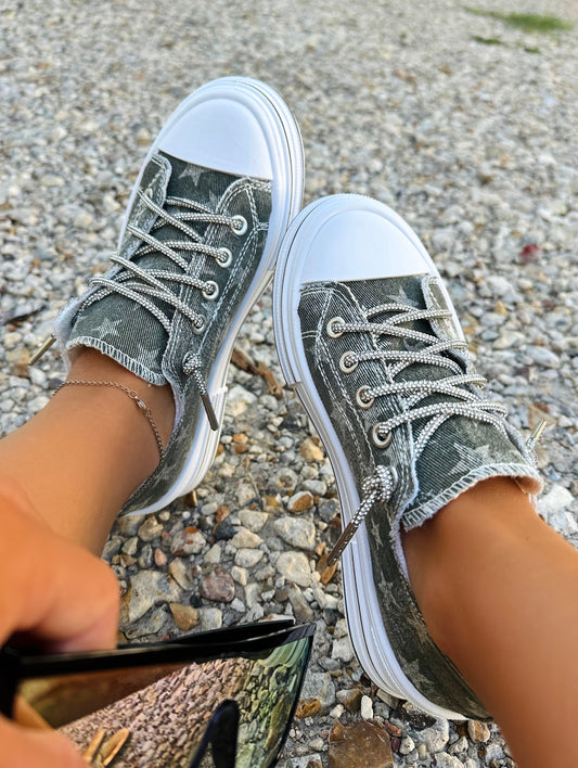 Darkest Night Very G Camo Sneakers