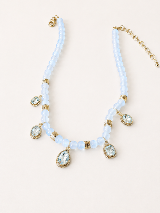 Luster Falls Charm Necklace