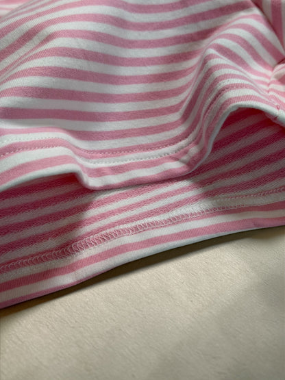 Pink Horizon Stripe Lounge Set