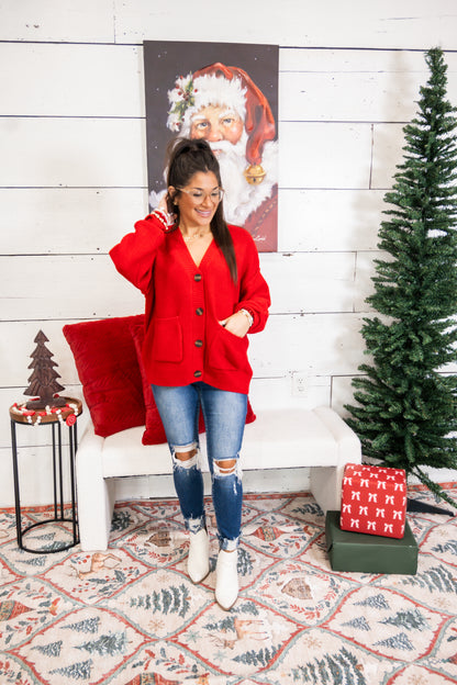 Scarlett Texture Knit Button Cardigan