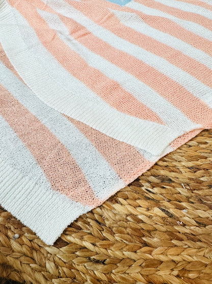 Welcome To The USA Loose Knit Top