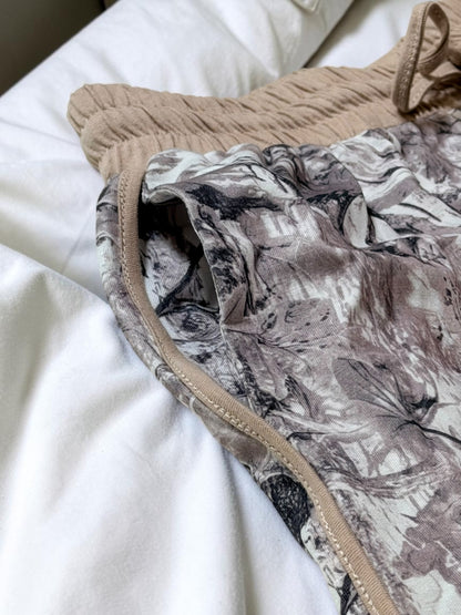 Urban Woodland Camo Drawstring Shorts