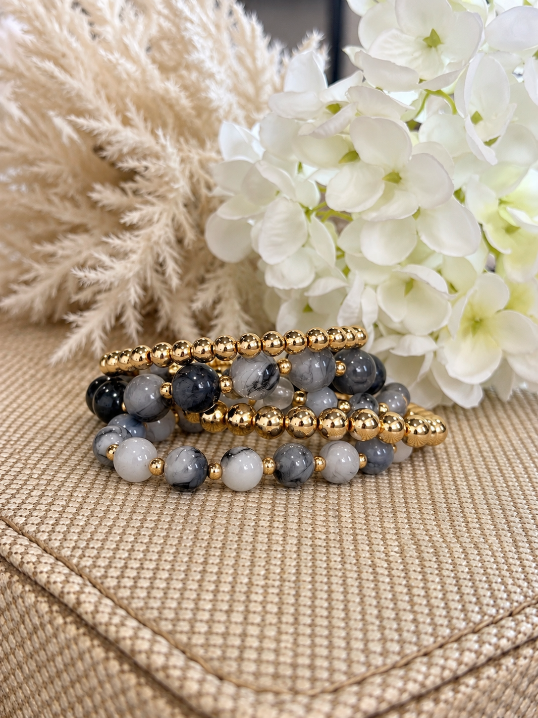 Golden Smoke Bracelet Set