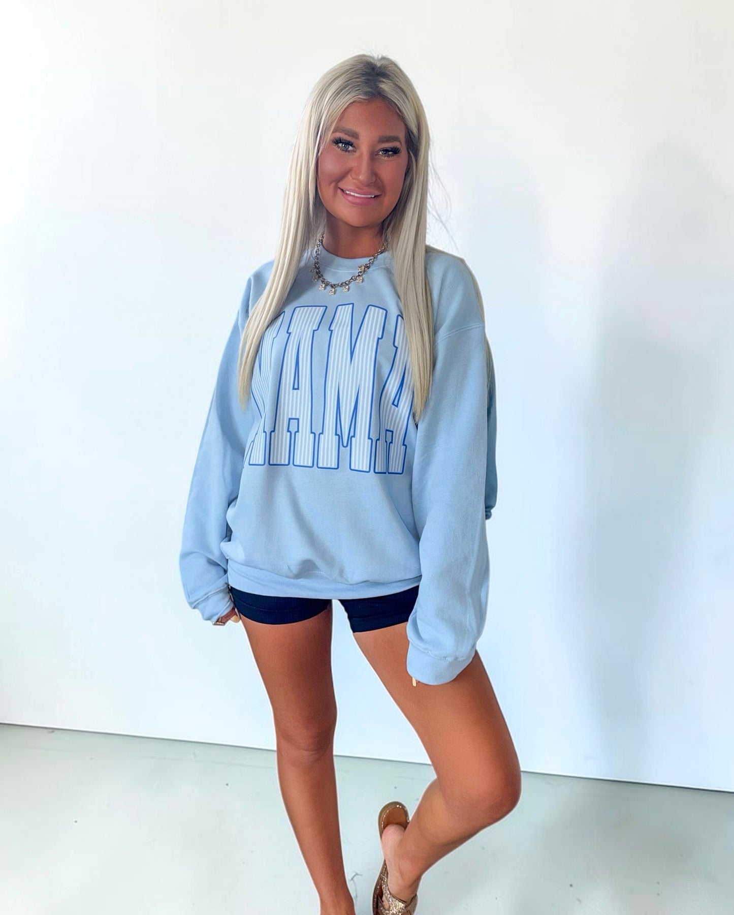 Monochromatic MAMA Graphic Crewneck