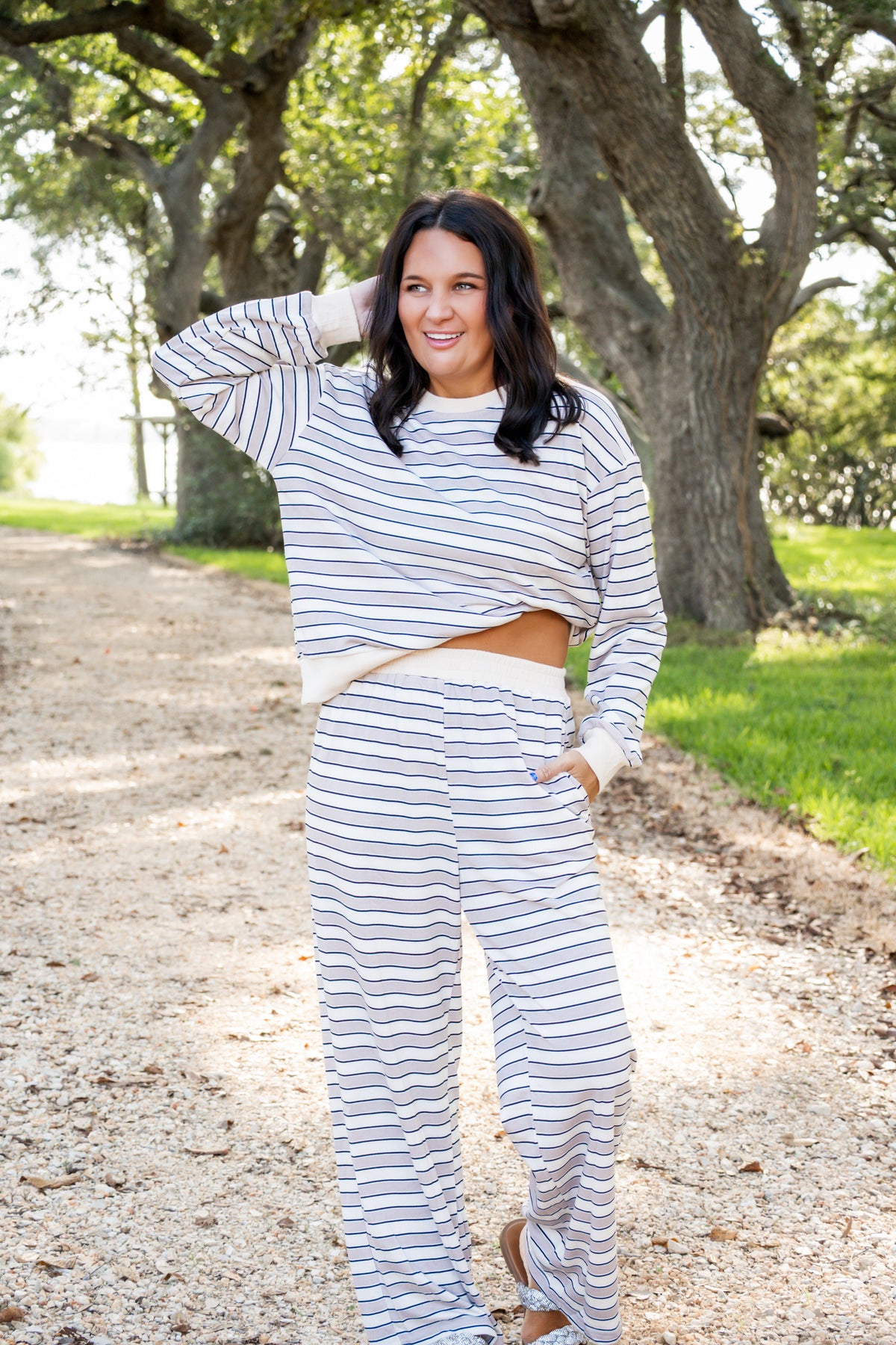 Sahara Stripe Pant Set