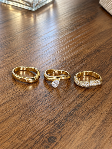 Forever Shine Ring Stack Set