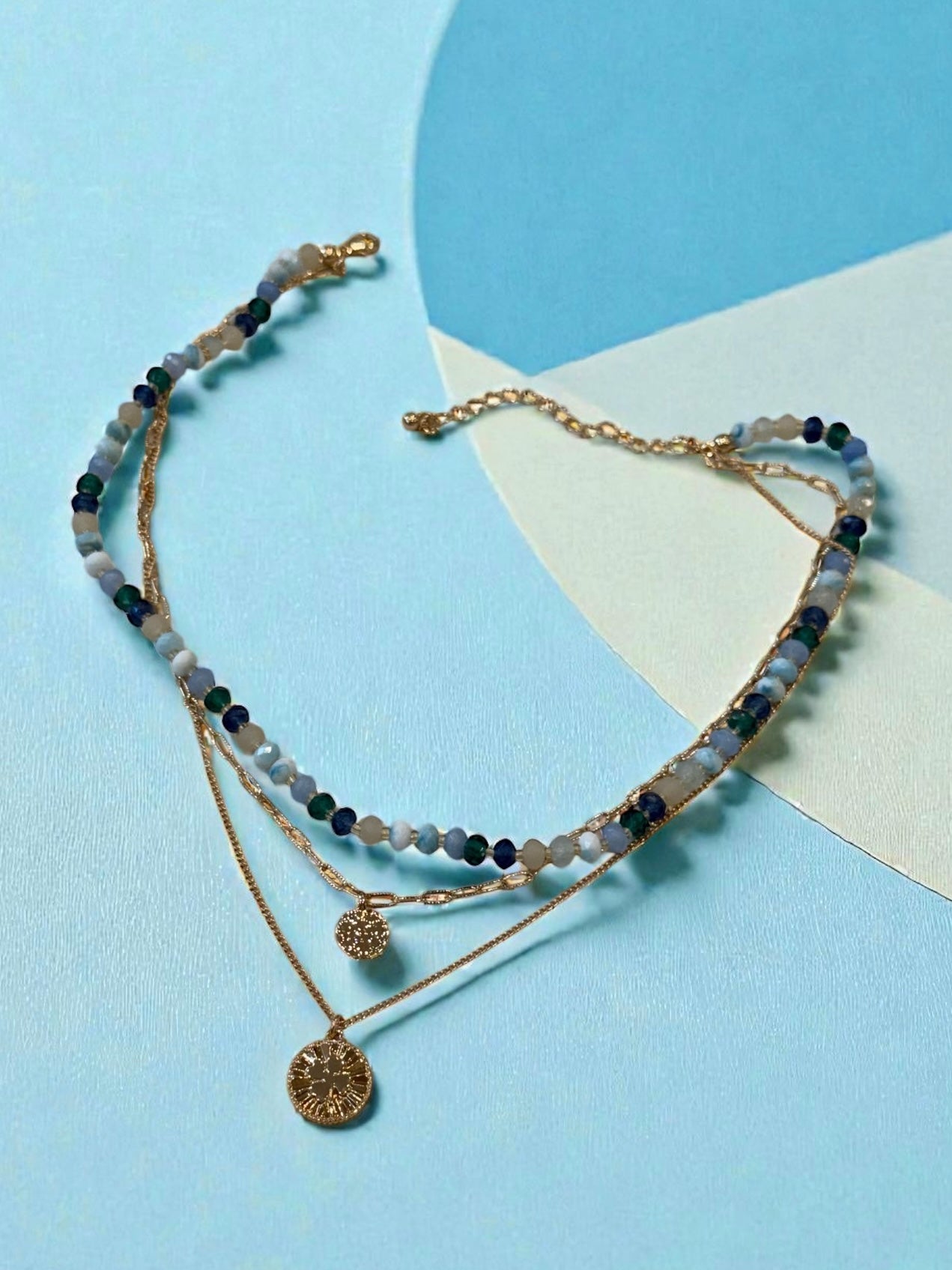 Luck Is In The Air Beaded Necklace