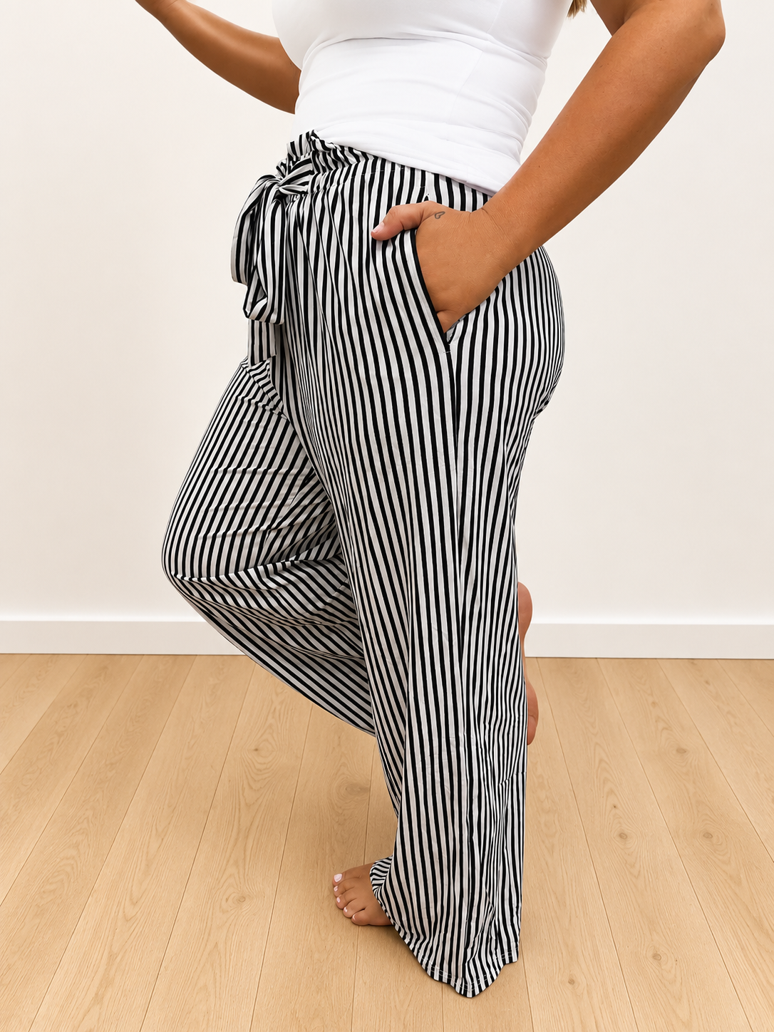 Serenity Breeze Casual Tie Pants