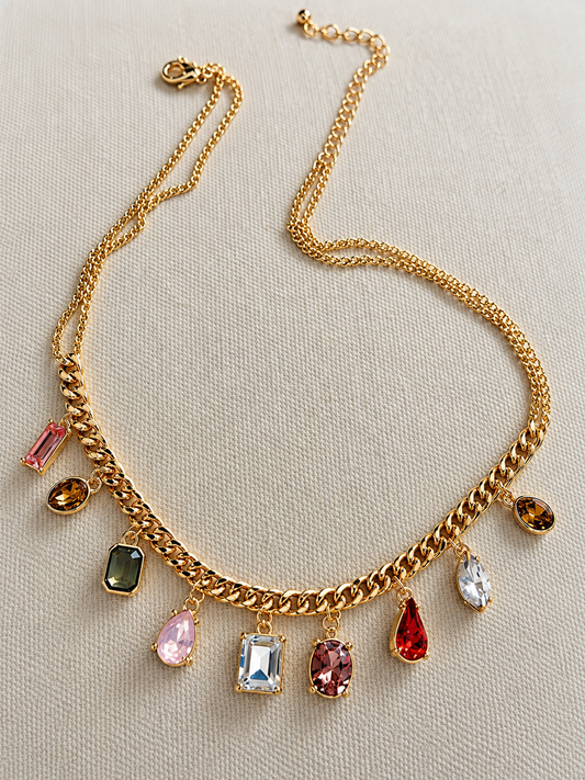Desert Dusk Crystal Necklace