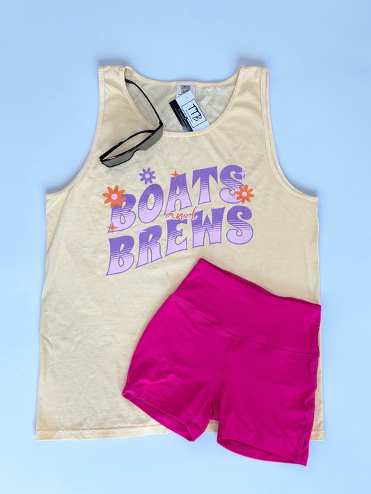 Ready For Some Boats & Brews Graphic Tank