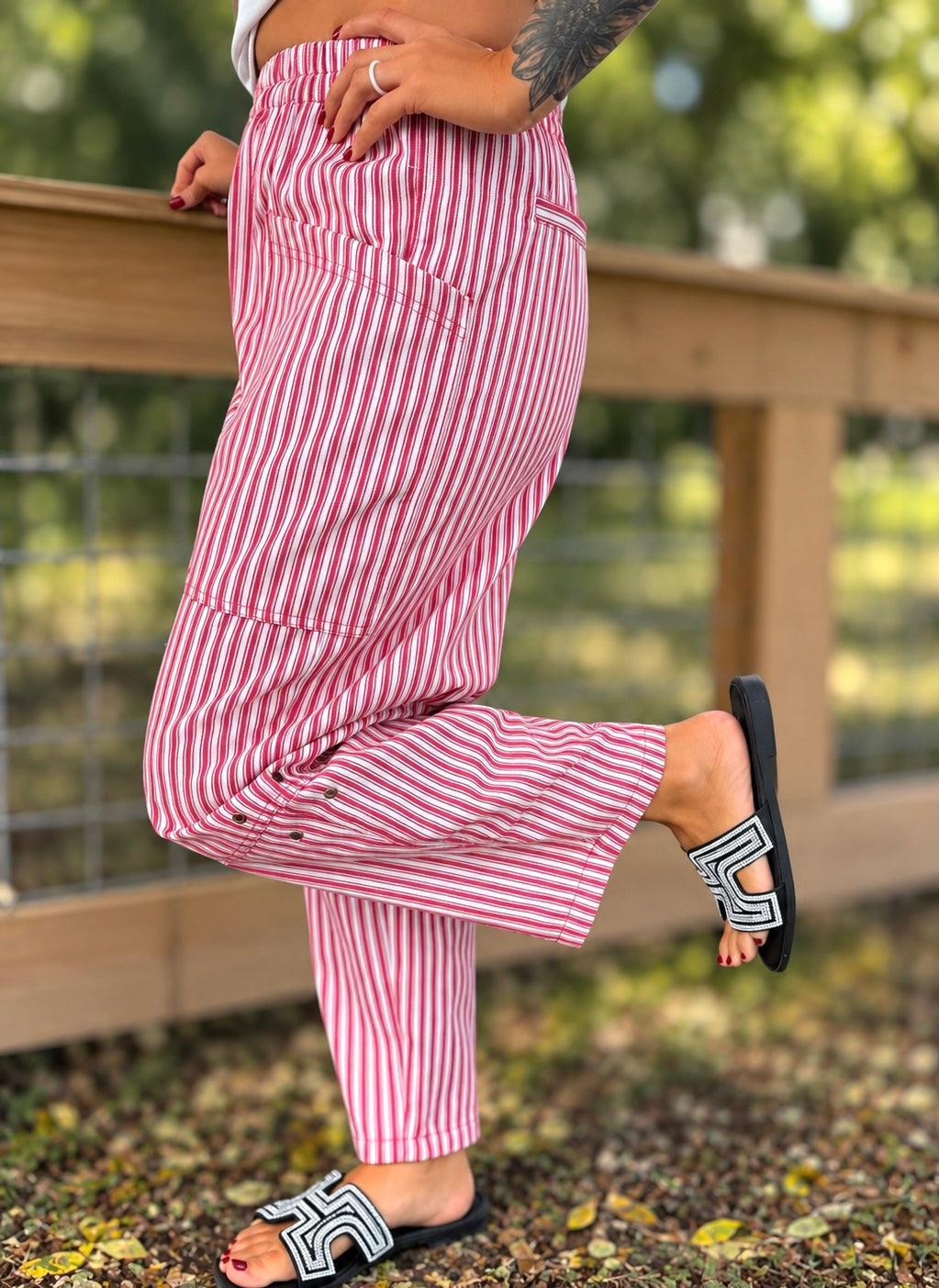 Weekend Breeze Striped Pants