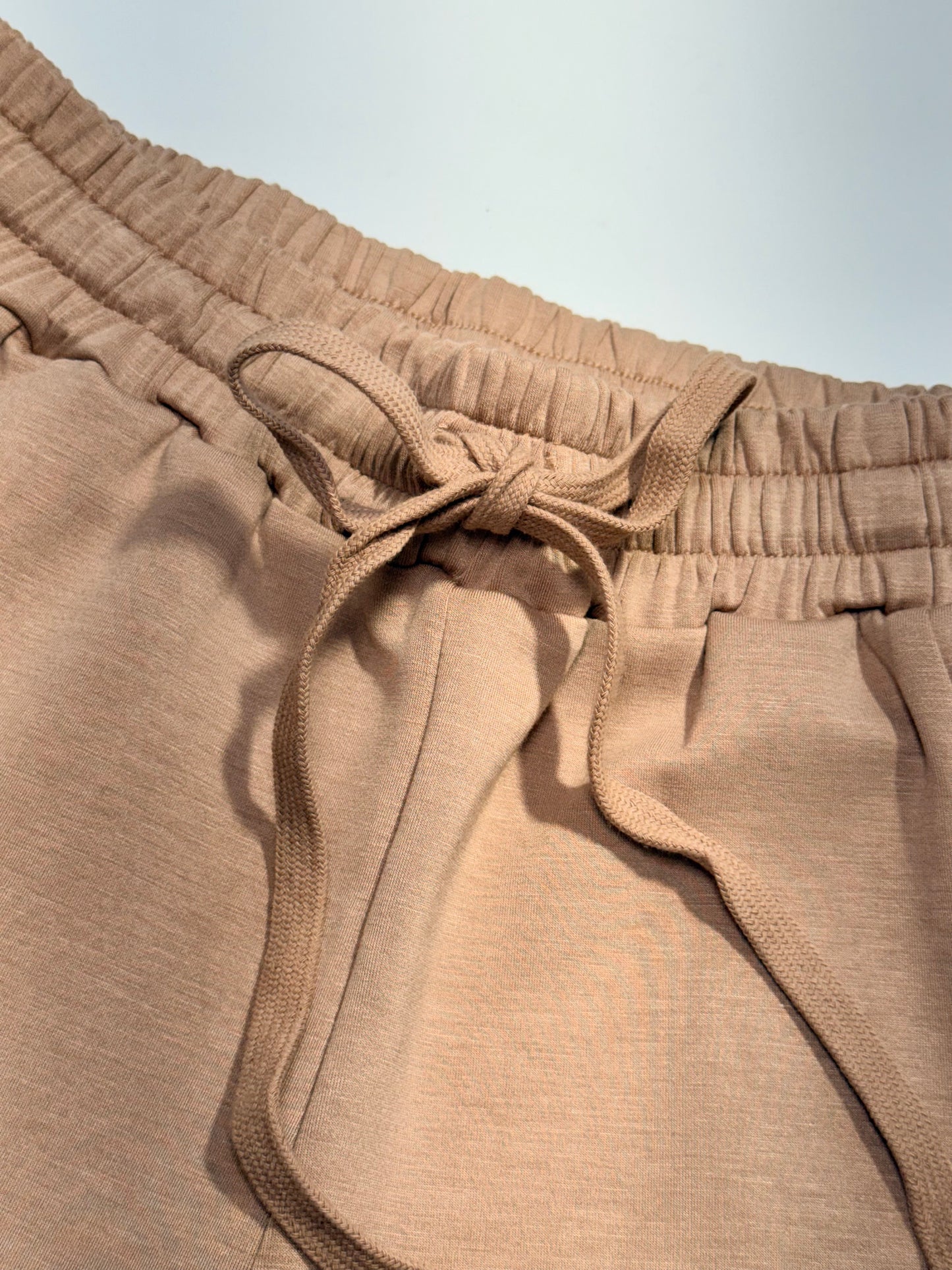 Buttery Soft Taupe Two Piece Lounge Set