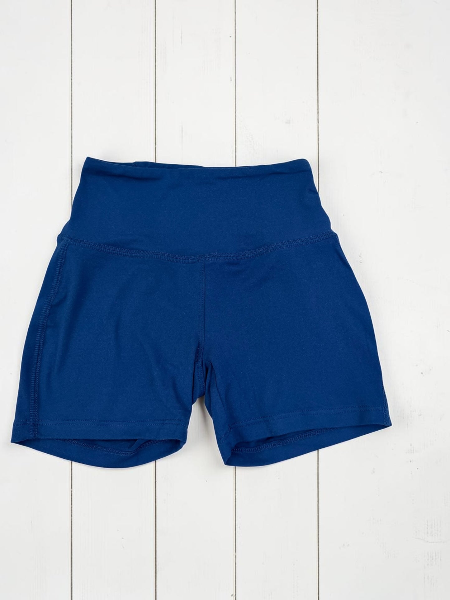 Soft Flex Wide‑Band Biker Shorts