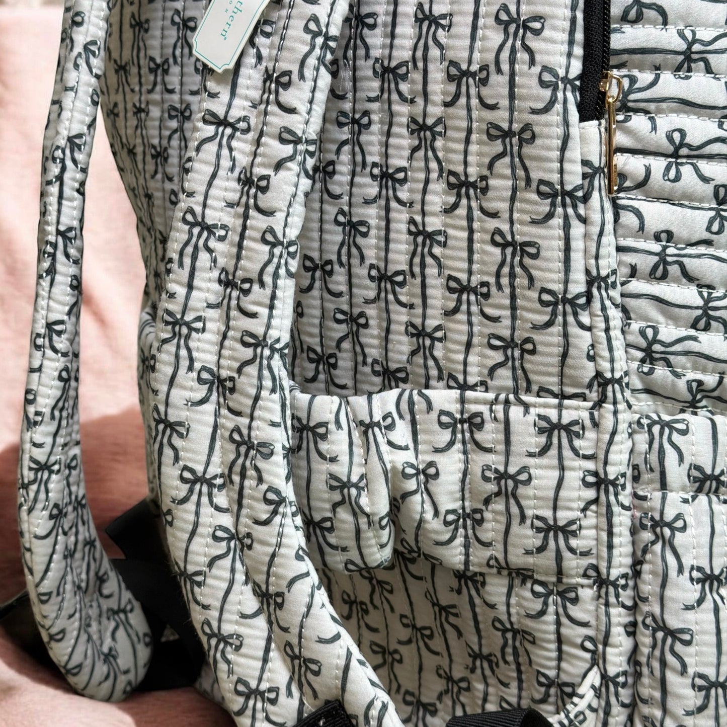 Soft Stitch Quilted Backpack