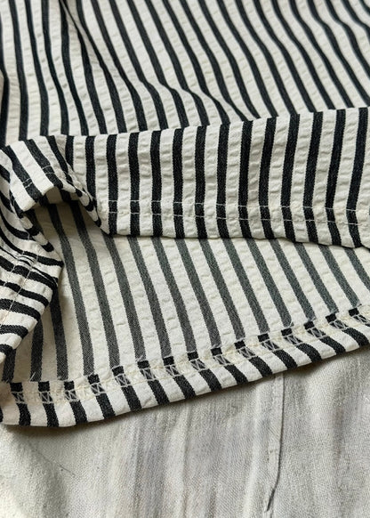 Resort Time Stripe Linen Shorts