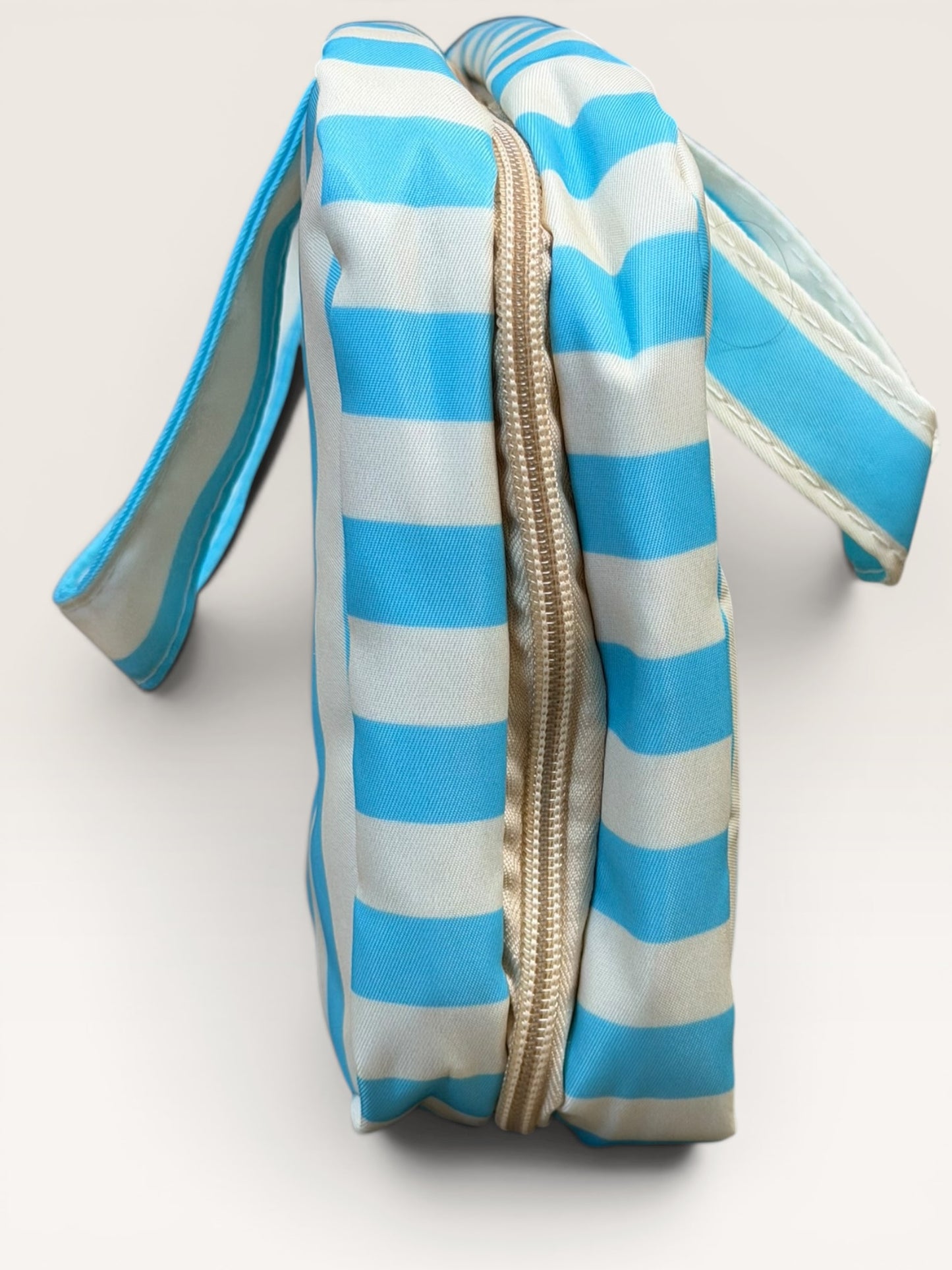 Striped Hanging Toiletry Organizer Bag